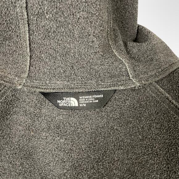 The North Face Apex Risor Hooded Jacket Women’s M WindWall Fleece Gray - Picture 6 of 9